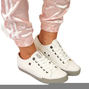 Witte ecolederen low-top Big Star II274230